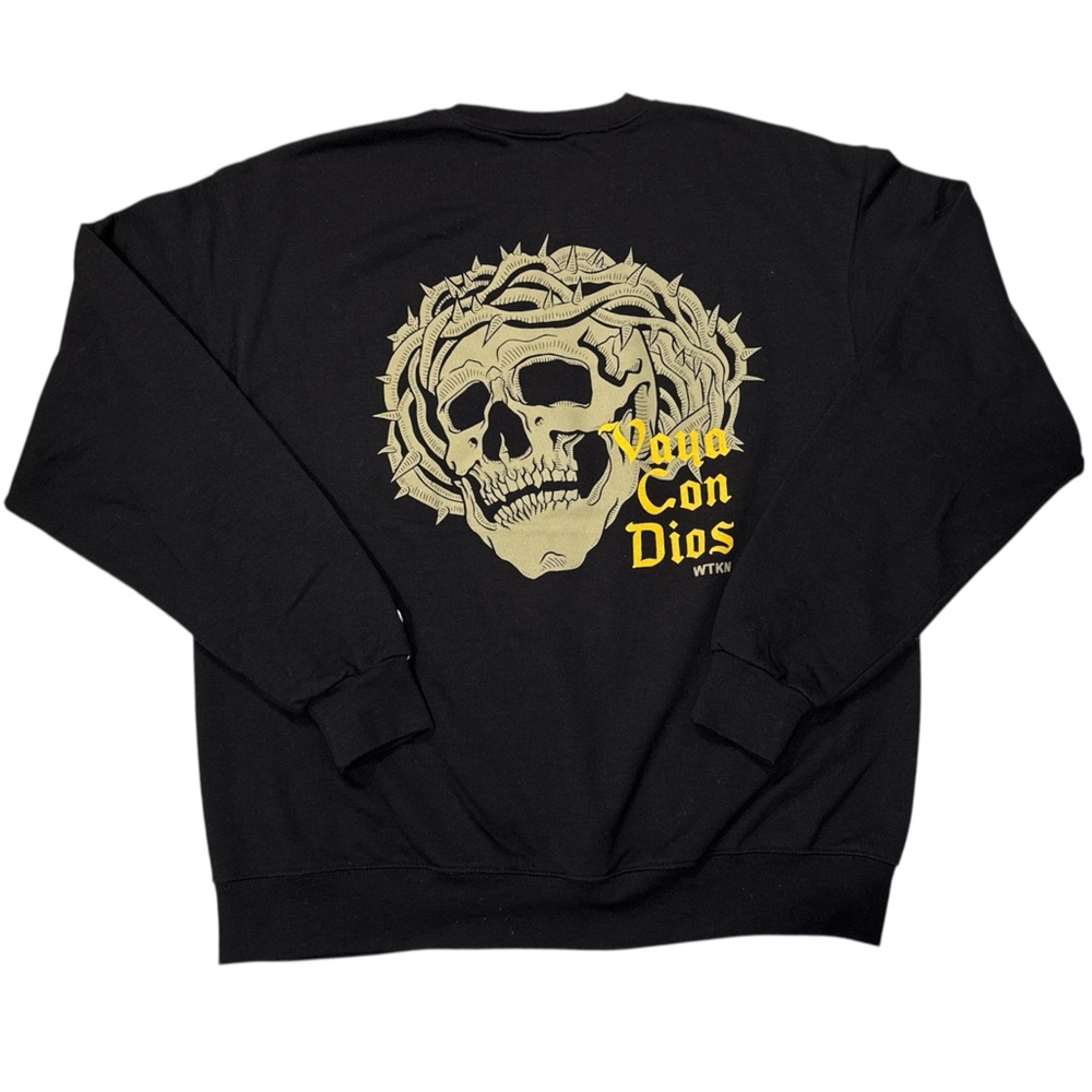 Champion Black and‎ Yellow Skull Graphic Tee - Picture 2 of 6
